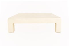 Karl Springer, Couchtisch aus Pythonhaut, signiert, Mitte des Jahrhunderts