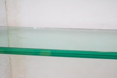 Karl Springer Modern Chrome & Brass Etagere