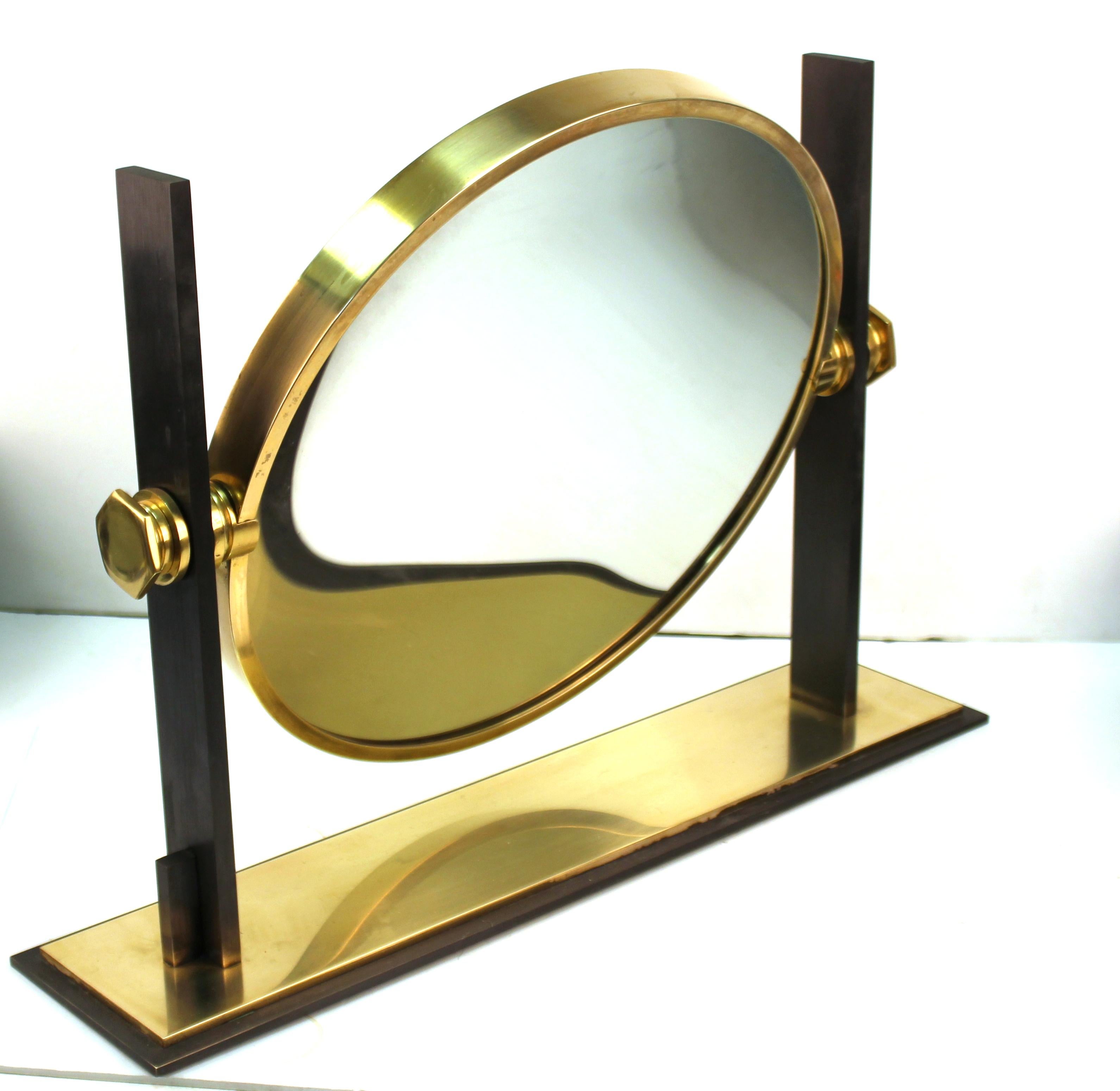 American Karl Springer Modern Vanity or Table Mirror