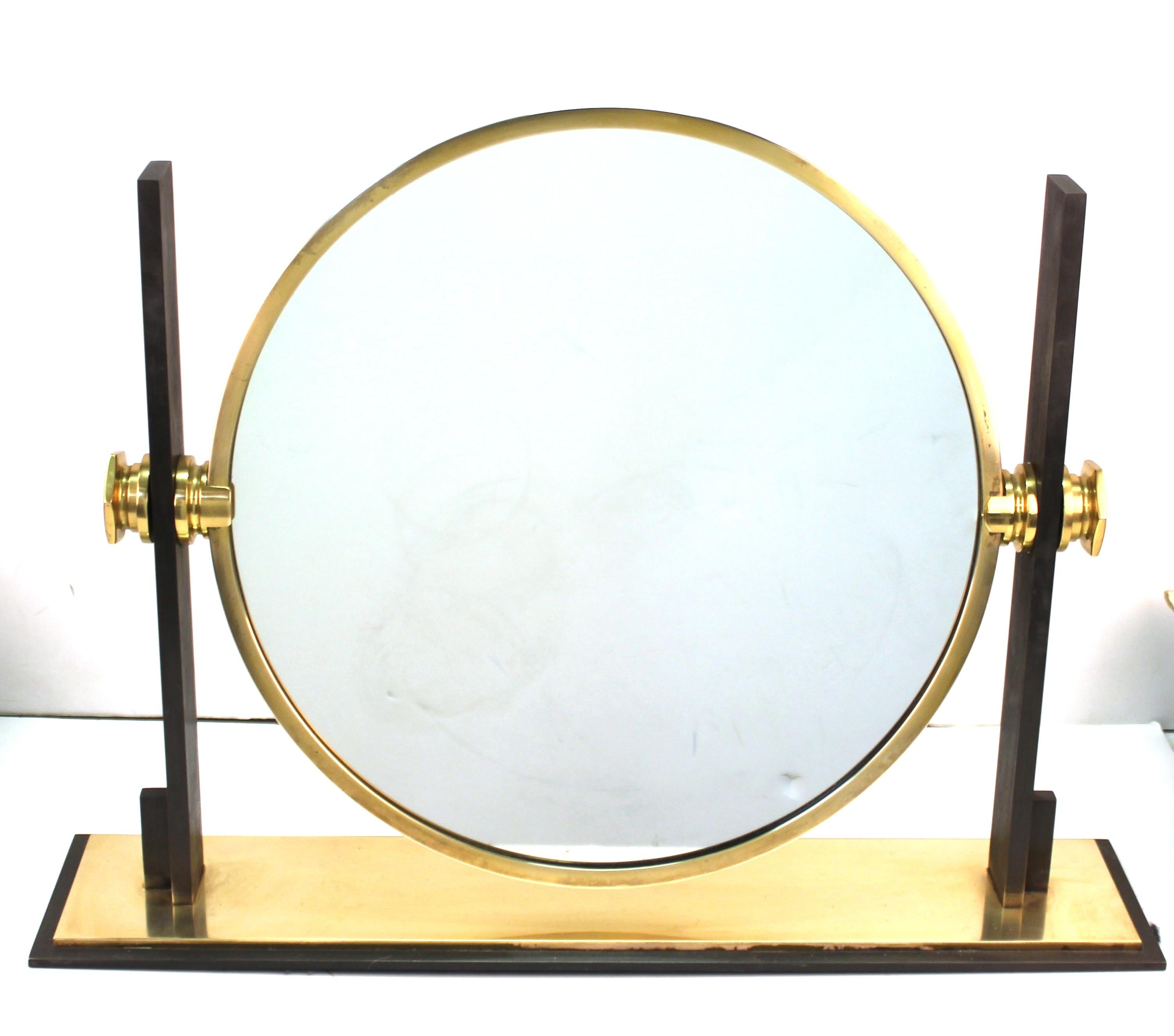 Karl Springer Modern Vanity or Table Mirror In Good Condition In New York, NY