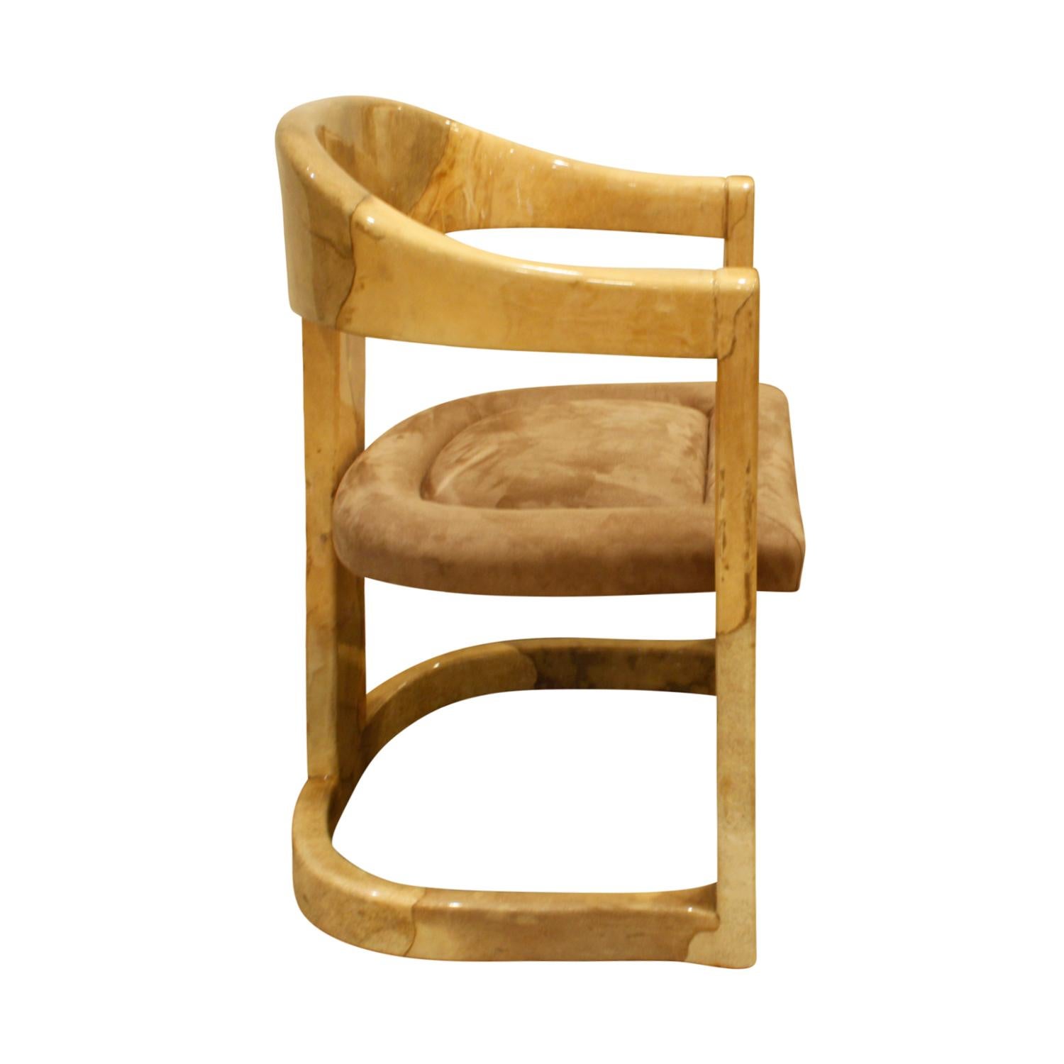 goatskin chair