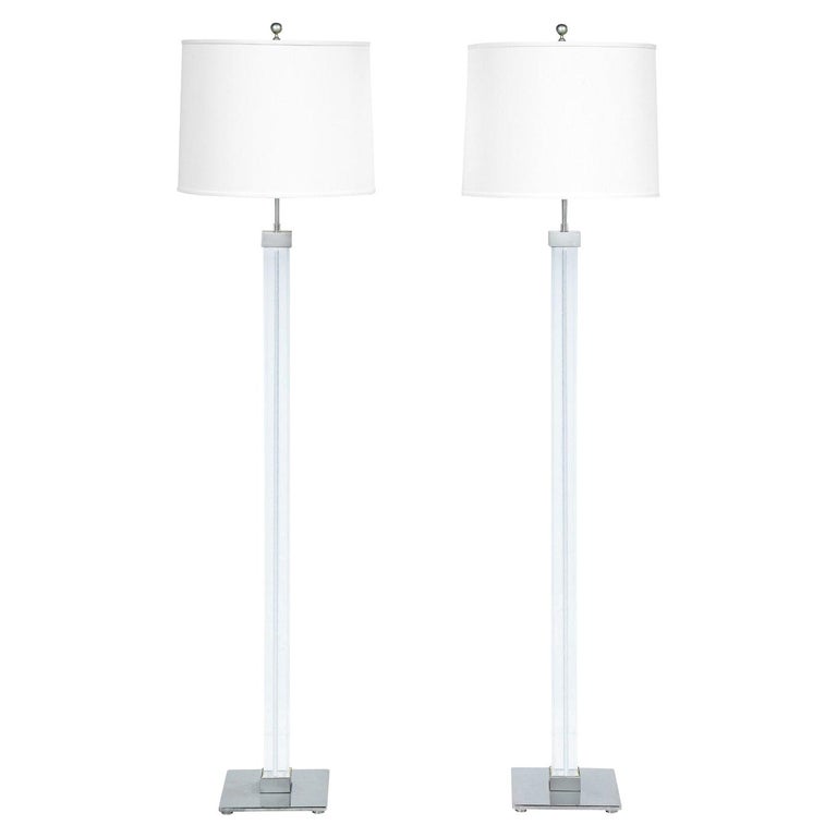 Lucite Floor Lamps 173 For At 1stdibs Lucite Floor Lamps 173 For At, Acrylic Floor Lamp Lucite Modern Light