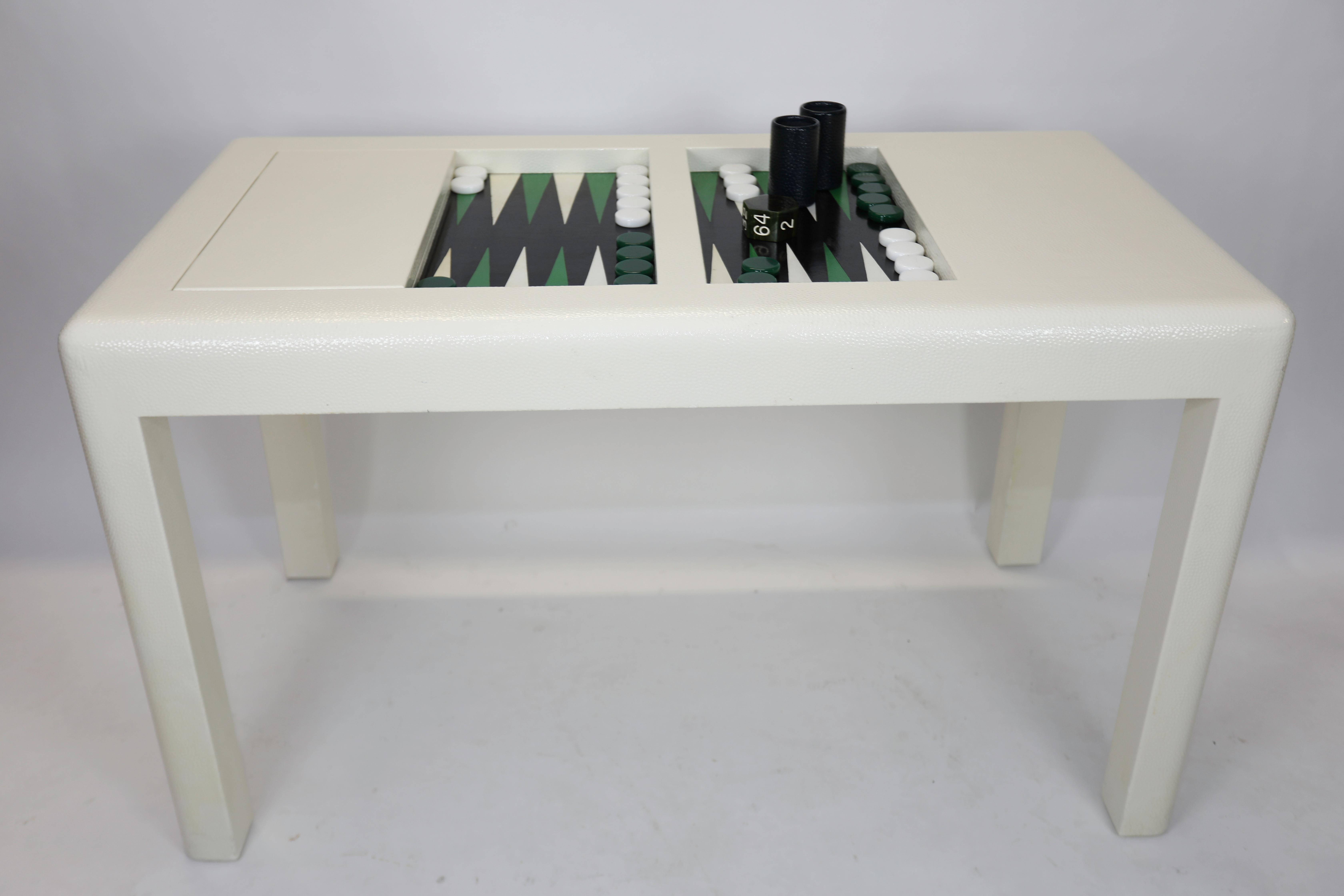 American Karl Springer Parsons Backgammon Table