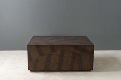 Karl Springer Pedestal Coffee Table