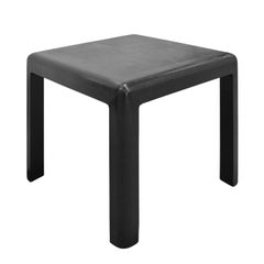 Karl Springer Petit Game Table in Embossed Lizard Leather, 1987, 'Signed'