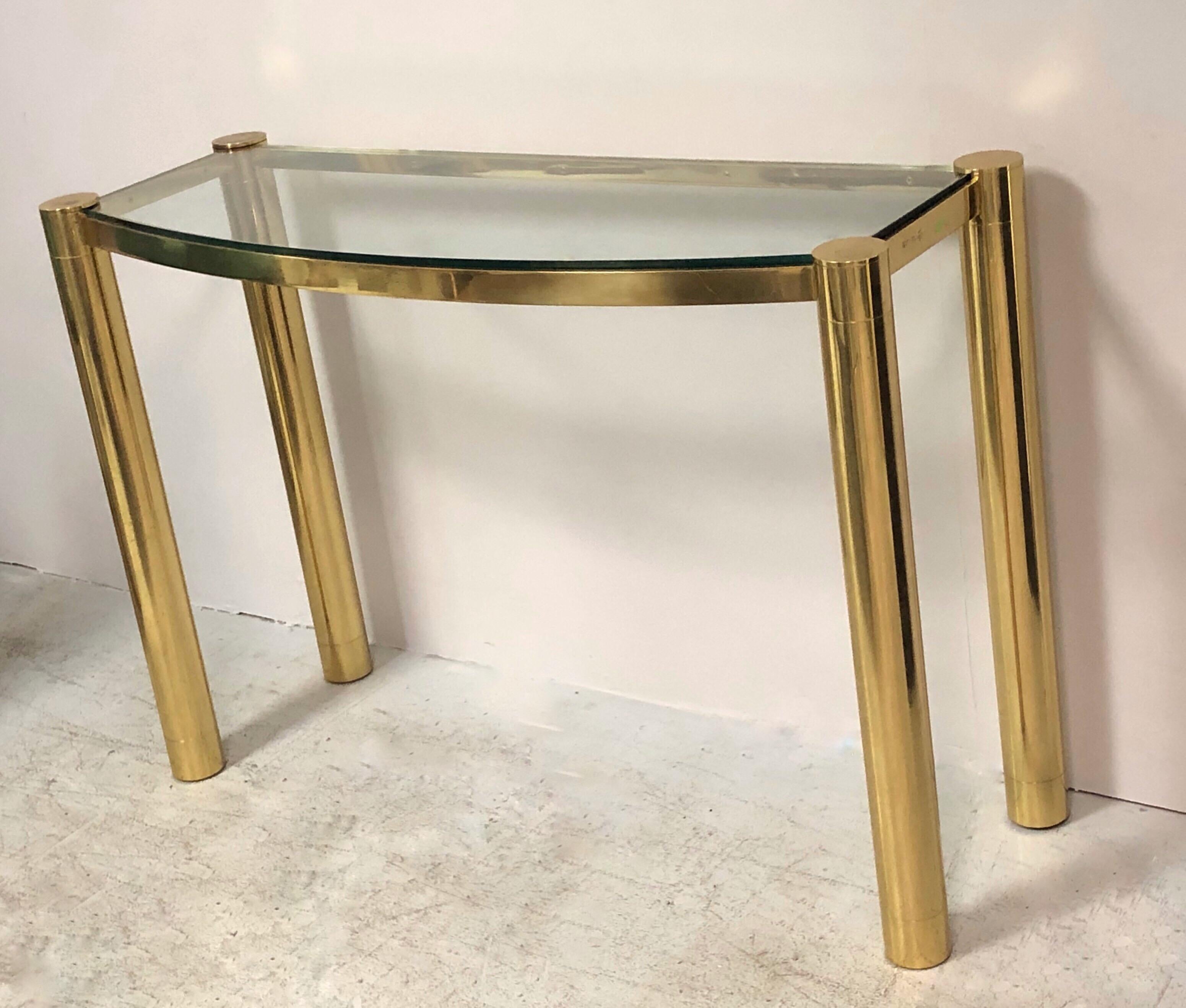 Karl Springer Polished Bronze Console Table 2