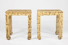 Beistelltische aus Python von Karl Springer