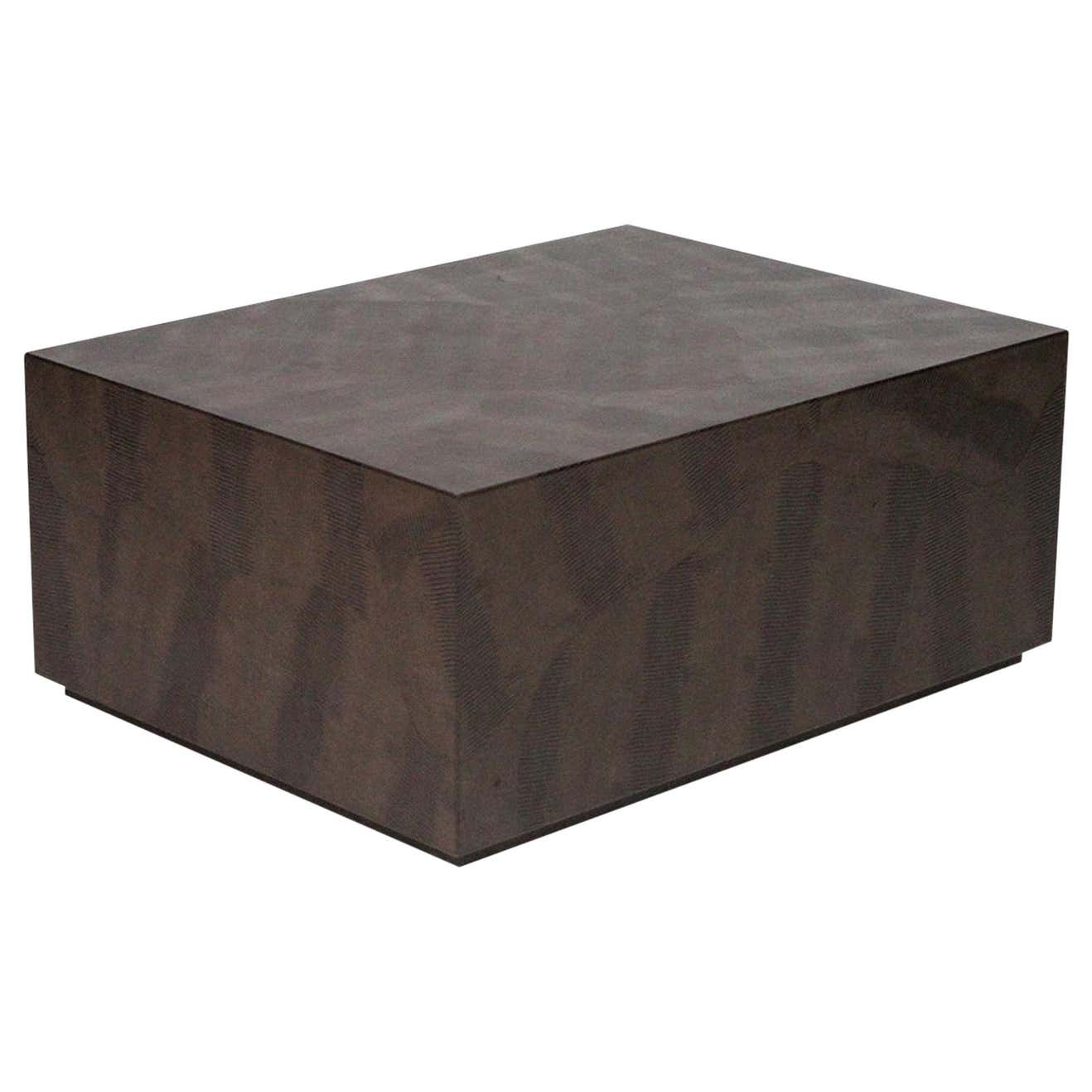 Karl Springer Python Snakeskin Coffee Table For Sale at 1stDibs