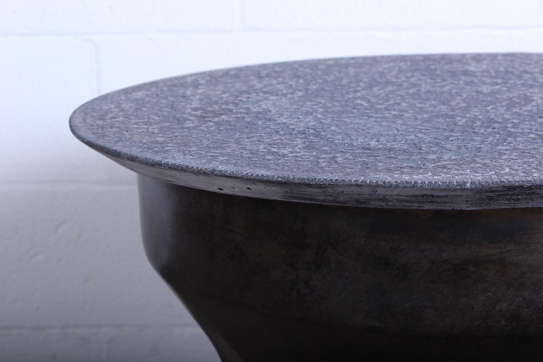 Granite Karl Springer Rain-Drum Table 