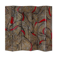 Karl Springer Rare and Stunning Large "Coromandel Screen" 1978