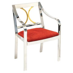 Used Karl Springer Rare "Regency Armchair" Desk Chair 1980s