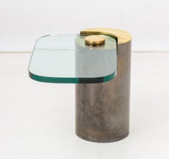 Karl Springer Sculptural End Table