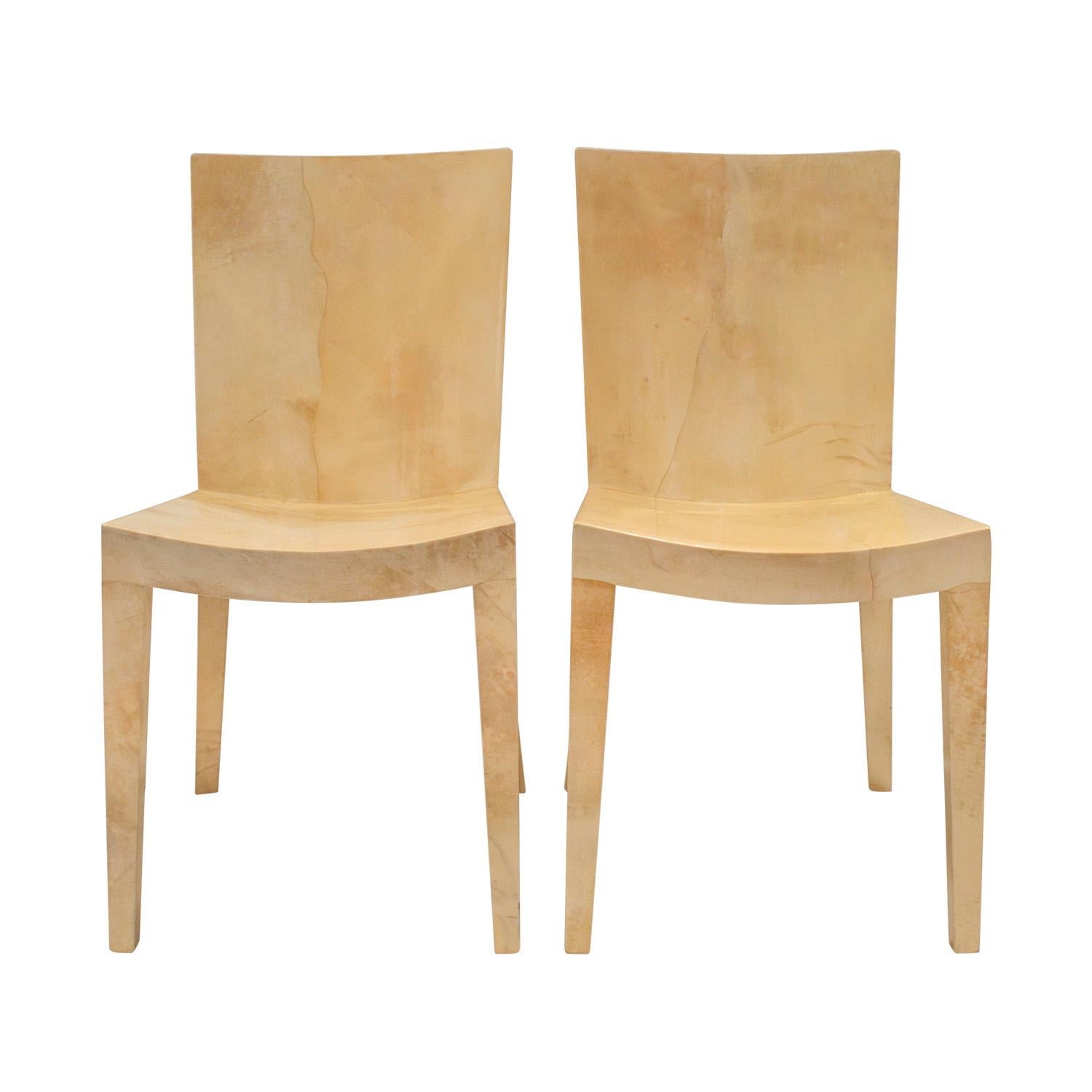 Moderno Karl Springer Set di 10 splendide sedie 