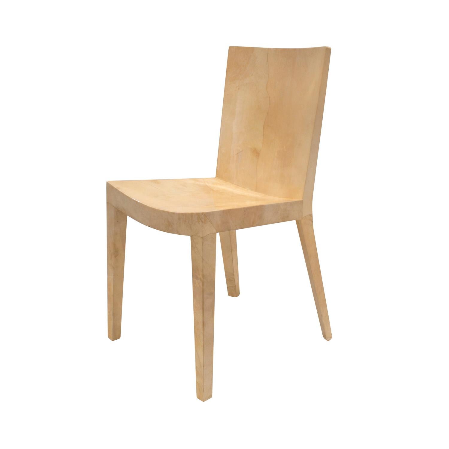 Americano Karl Springer Set di 10 splendide sedie 
