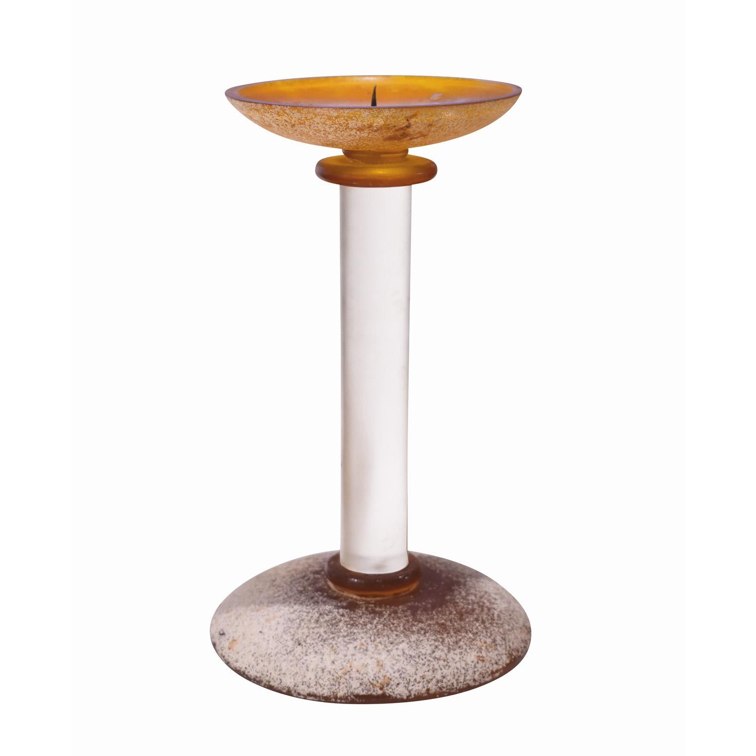 Américain Ensemble de 3 bougeoirs uniques en Lucite de Karl Springer, années 1980 en vente