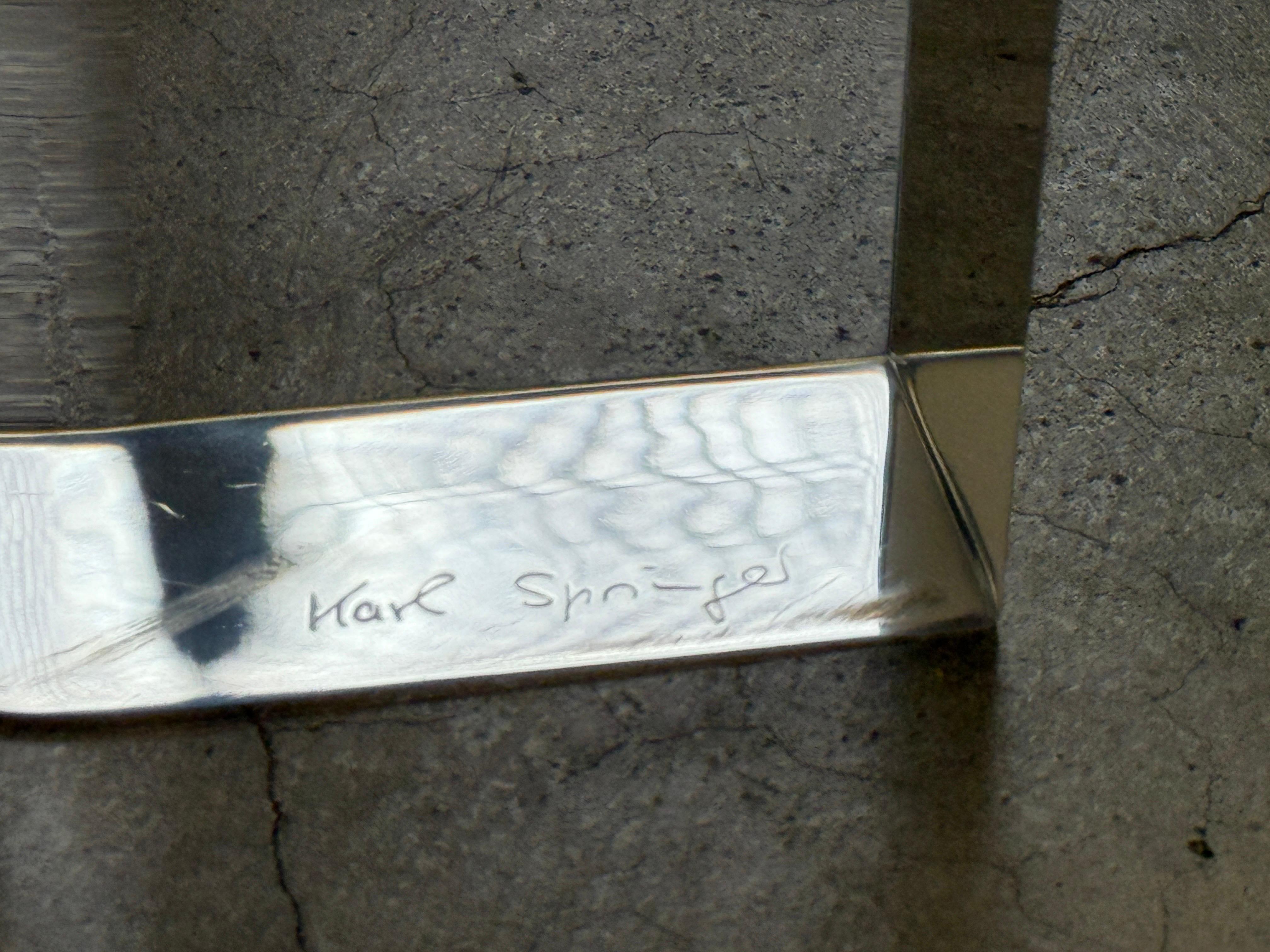 Karl Springer Signiert 'Mark II' Lucite Couchtisch im Angebot 6
