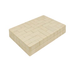 Karl Springer Small Artisan Box in Bone 1970s