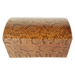 Karl Springer Snakeskin Box