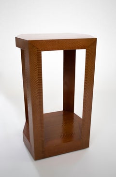Karl Springer Snakeskin Table