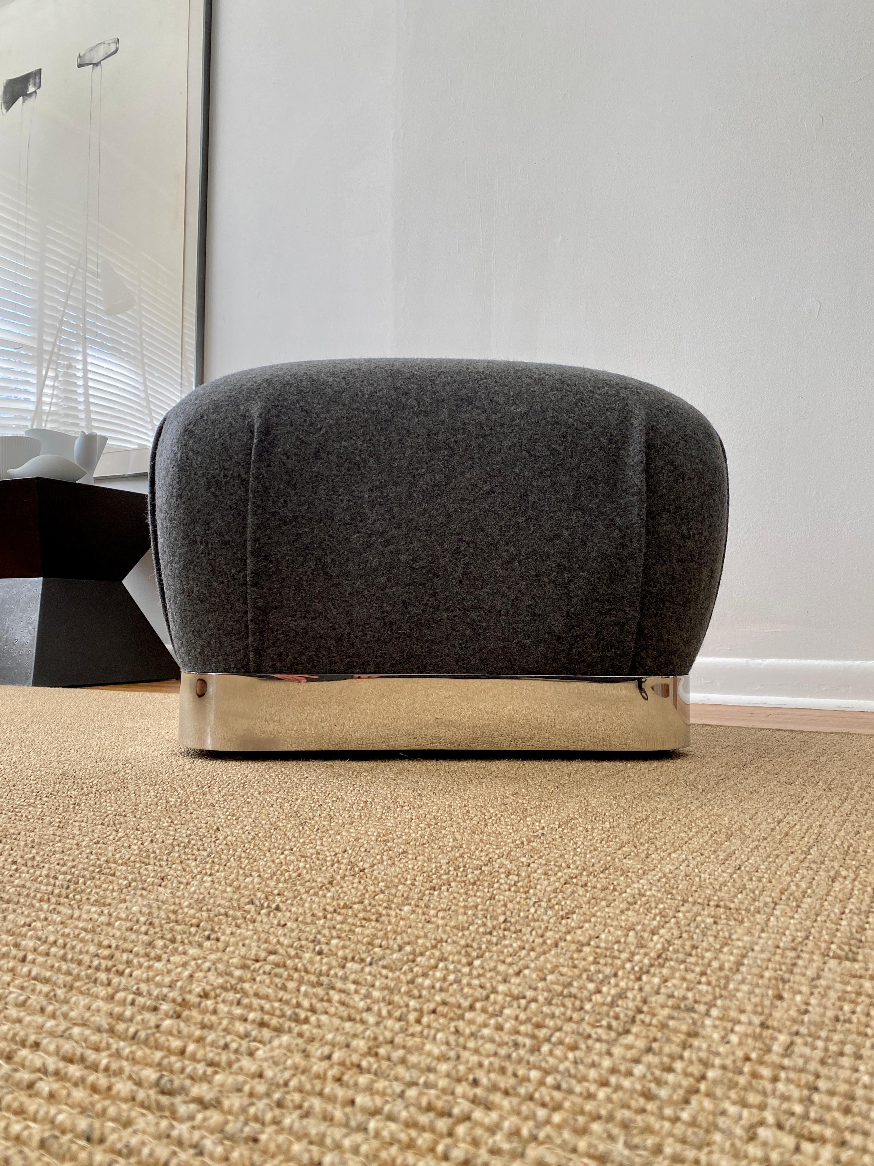 Pouf Karl Springer Soufflé en vente 8