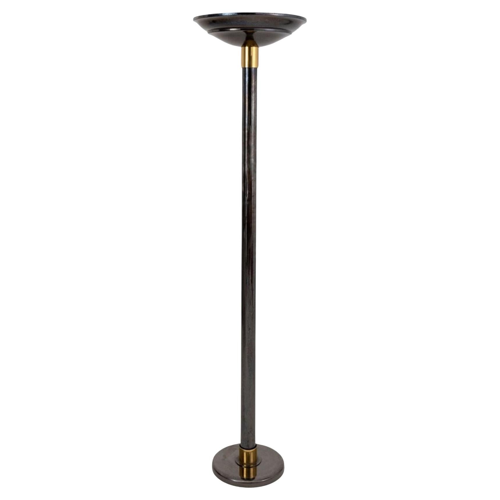 Karl Springer "Spun Shaped Torchere", 1980s in vendita