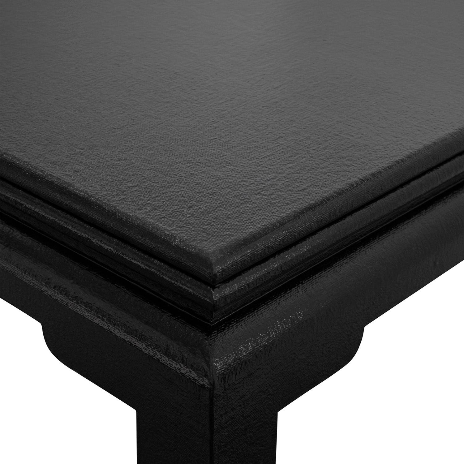 Brass Karl Springer Stunning Flip Top Game/Dining Table in Lacquered Linen 1980s For Sale