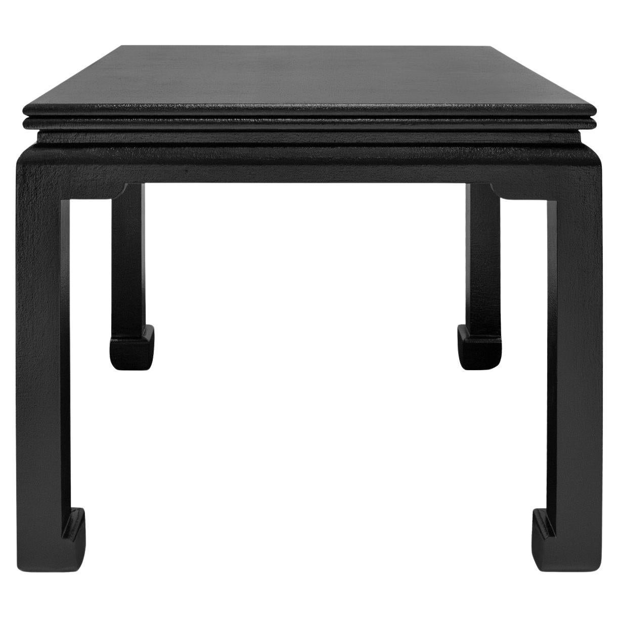 Karl Springer Stunning Flip Top Game/Dining Table in Lacquered Linen 1980s For Sale