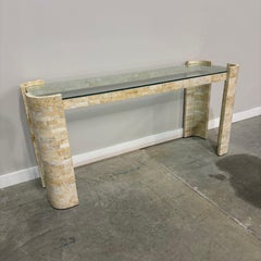 Karl Springer Style Console Table