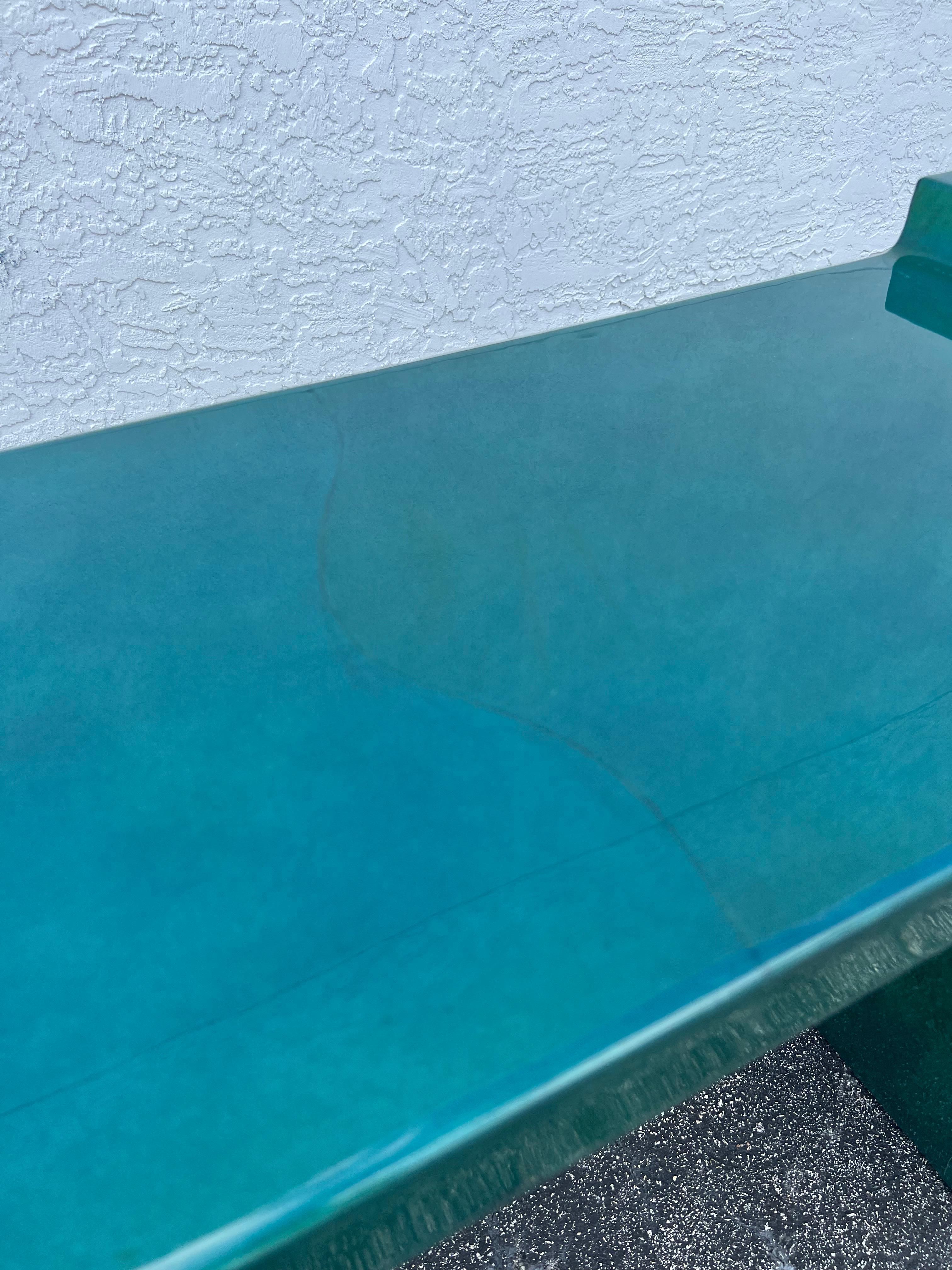 Karl Springer Style Green Lacquered Goatskin Console Table  For Sale 3