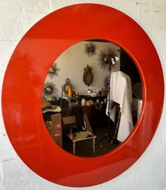 Karl Springer Style Large Goatskin Mirror