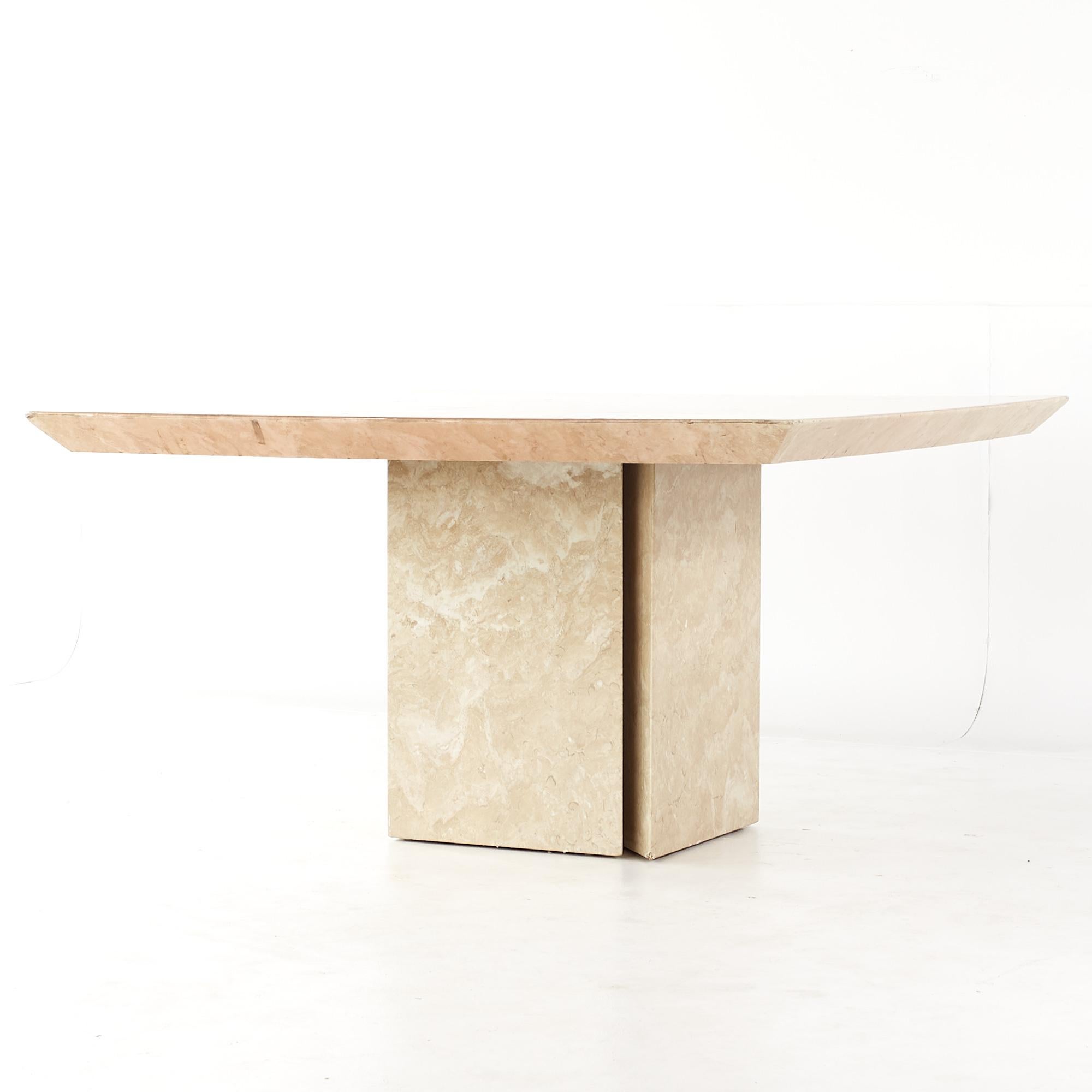 Mid-Century Modern Karl Springer Style Mid Century Knife Edge Table en vente