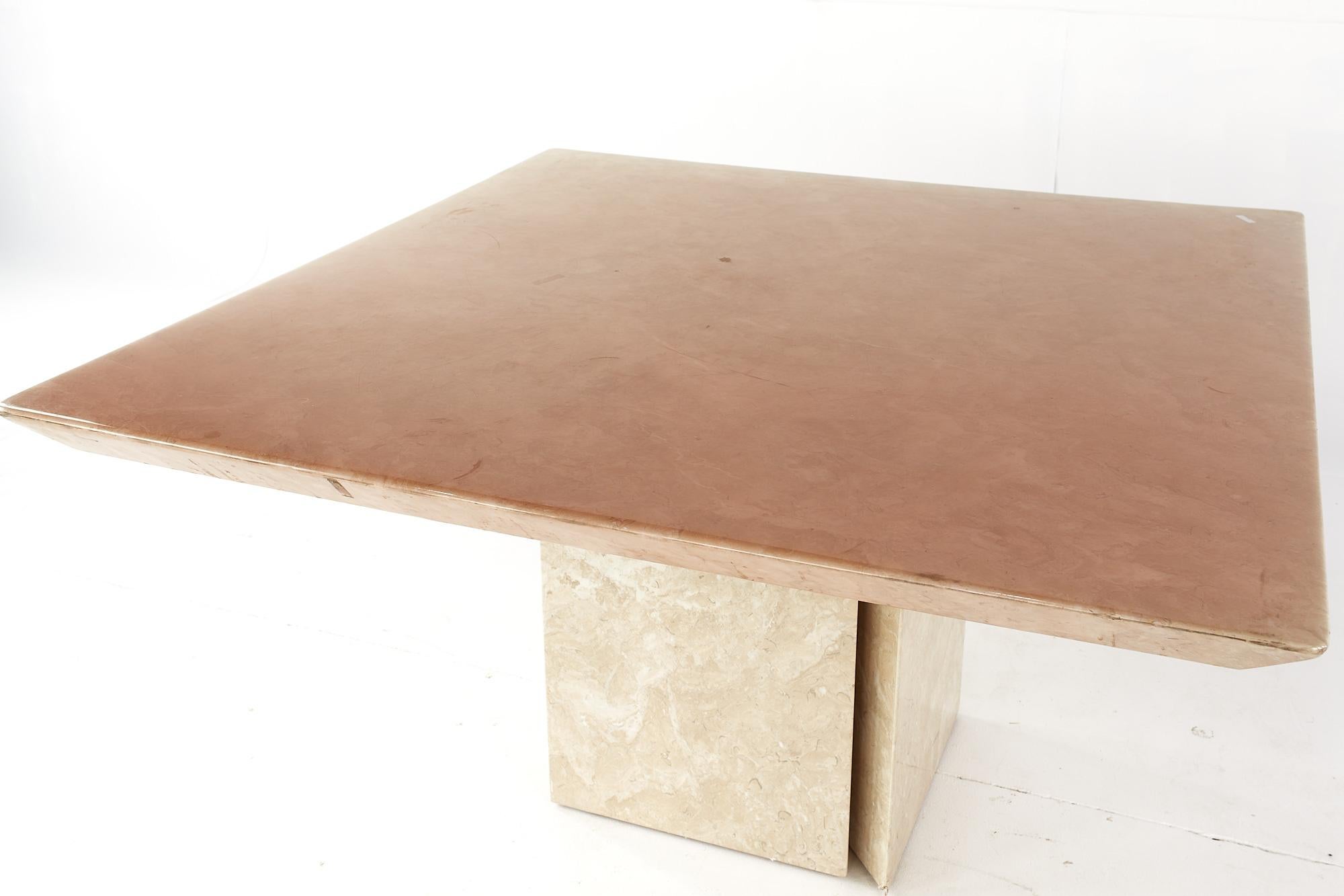 Karl Springer Style Mid Century Knife Edge Table Bon état - En vente à Countryside, IL