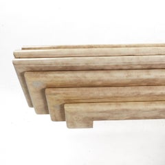 Karl Springer Style Mid Century Wall Mounted Shelf