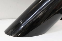 Karl Springer Style Modern Cantilevered Glass Cocktail Table