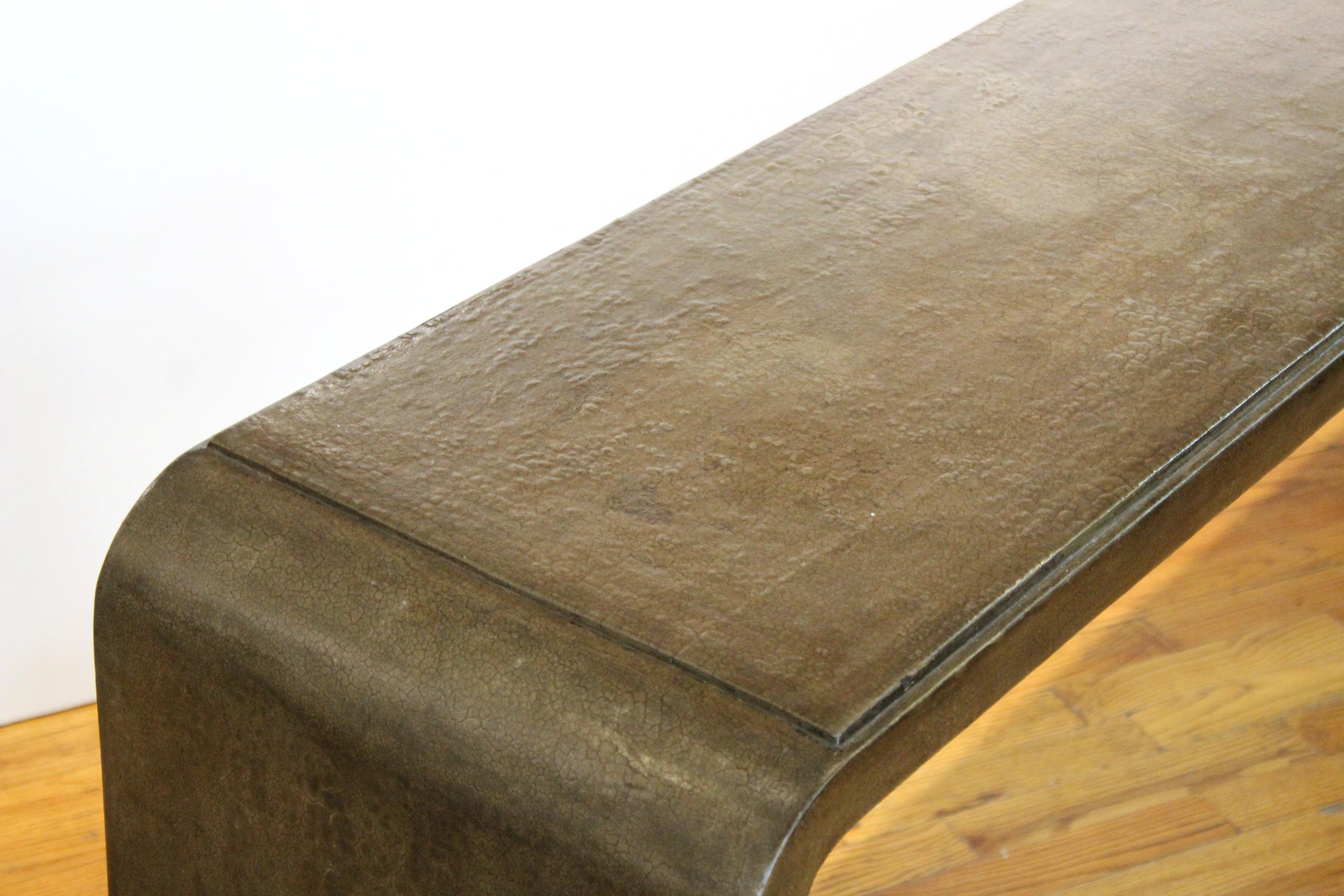Karl Springer Style Modern Lacquered Console Table 6