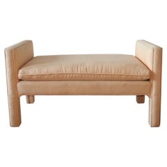 Karl Springer style Parsons bench, circa 1980
