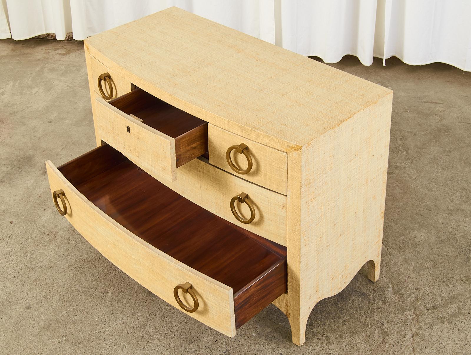 raffia chest of drawers