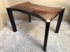 Rosewood Game Table /Backgammon Chess Checkers Two Sided