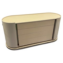 Credenza in stile Karl Springer Comò spazio Agedesign Modernariato anni '70