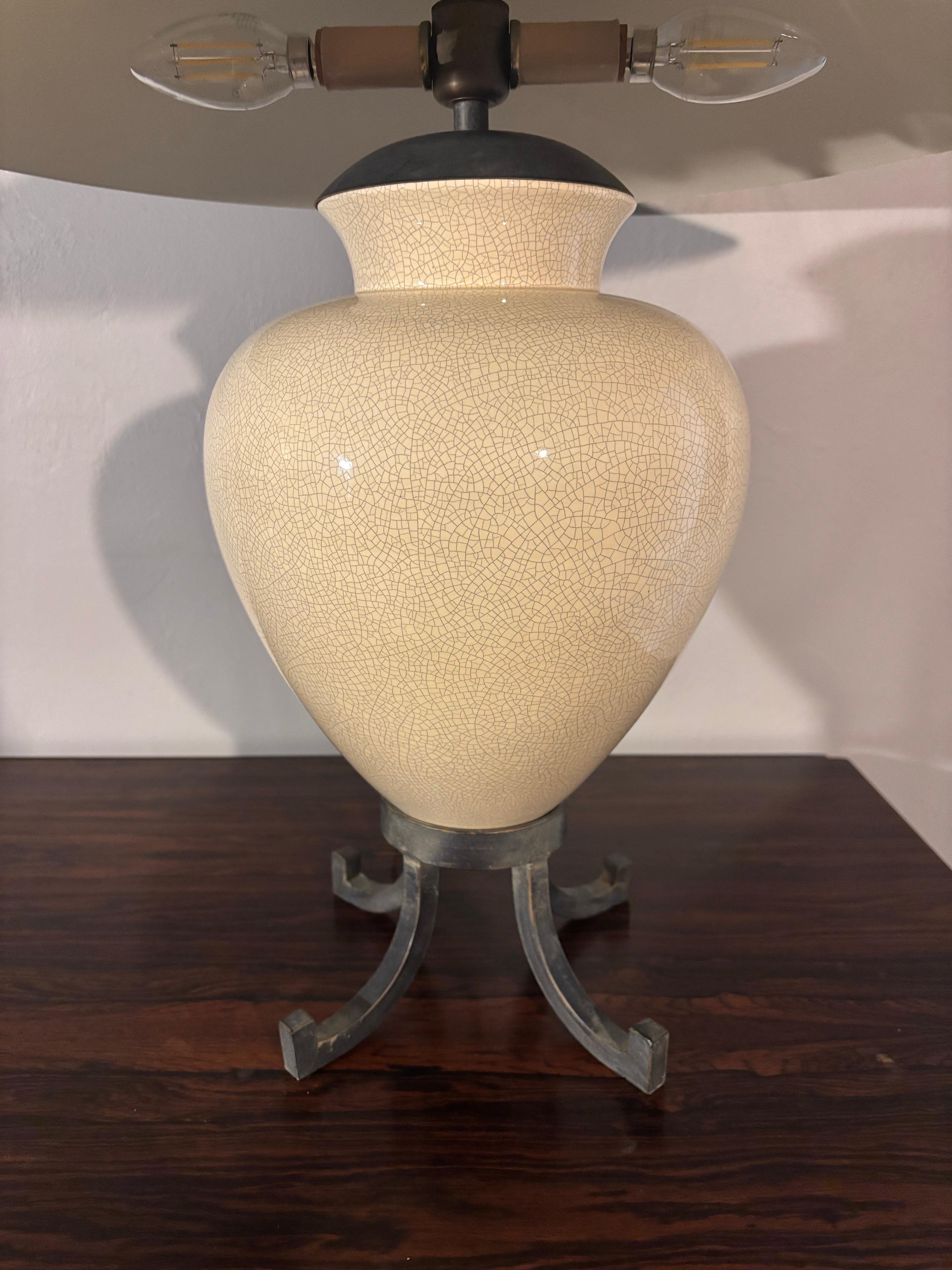 Karl Springer Style Table Lamp For Sale 1