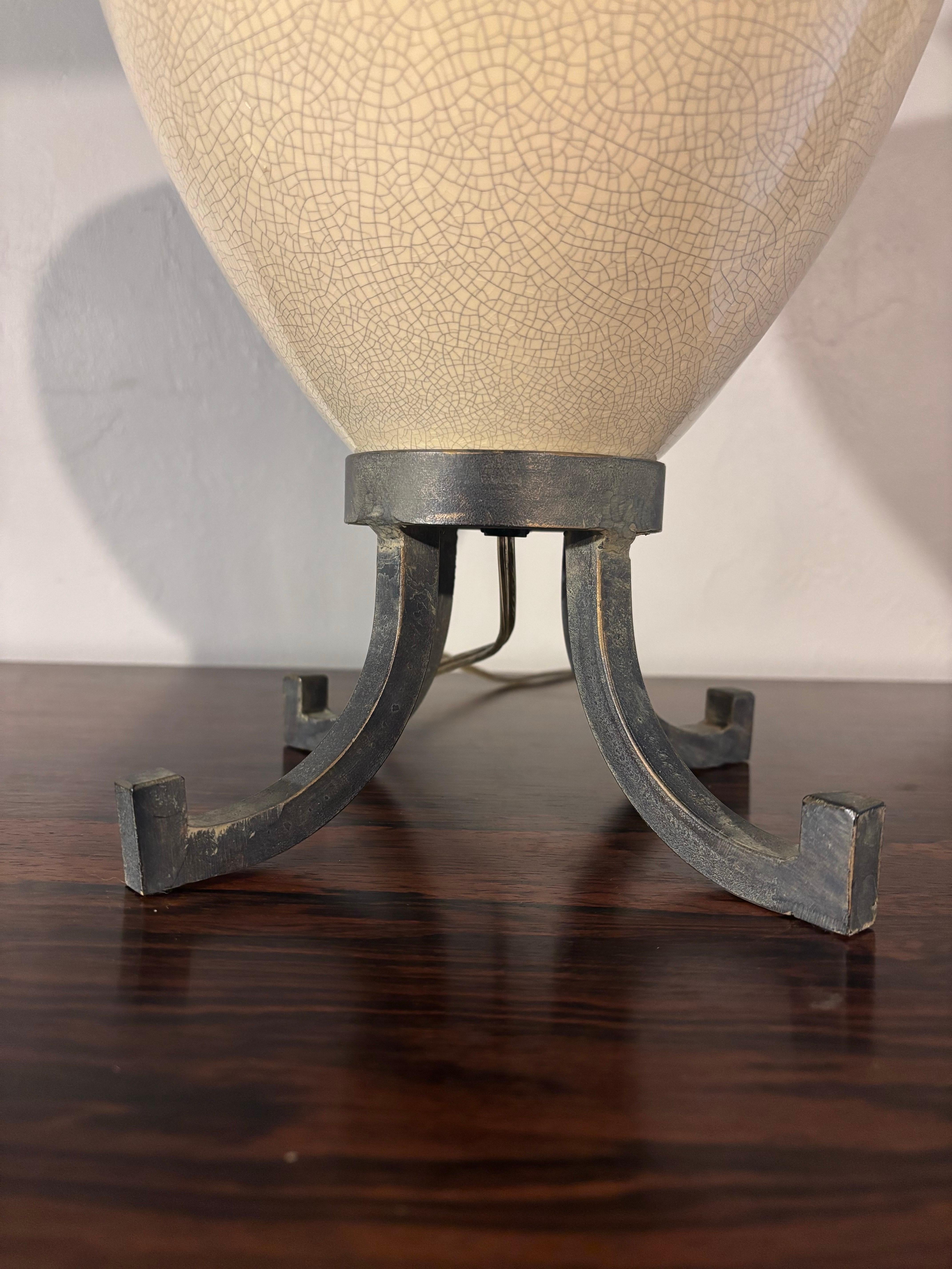 Karl Springer Style Table Lamp For Sale 2