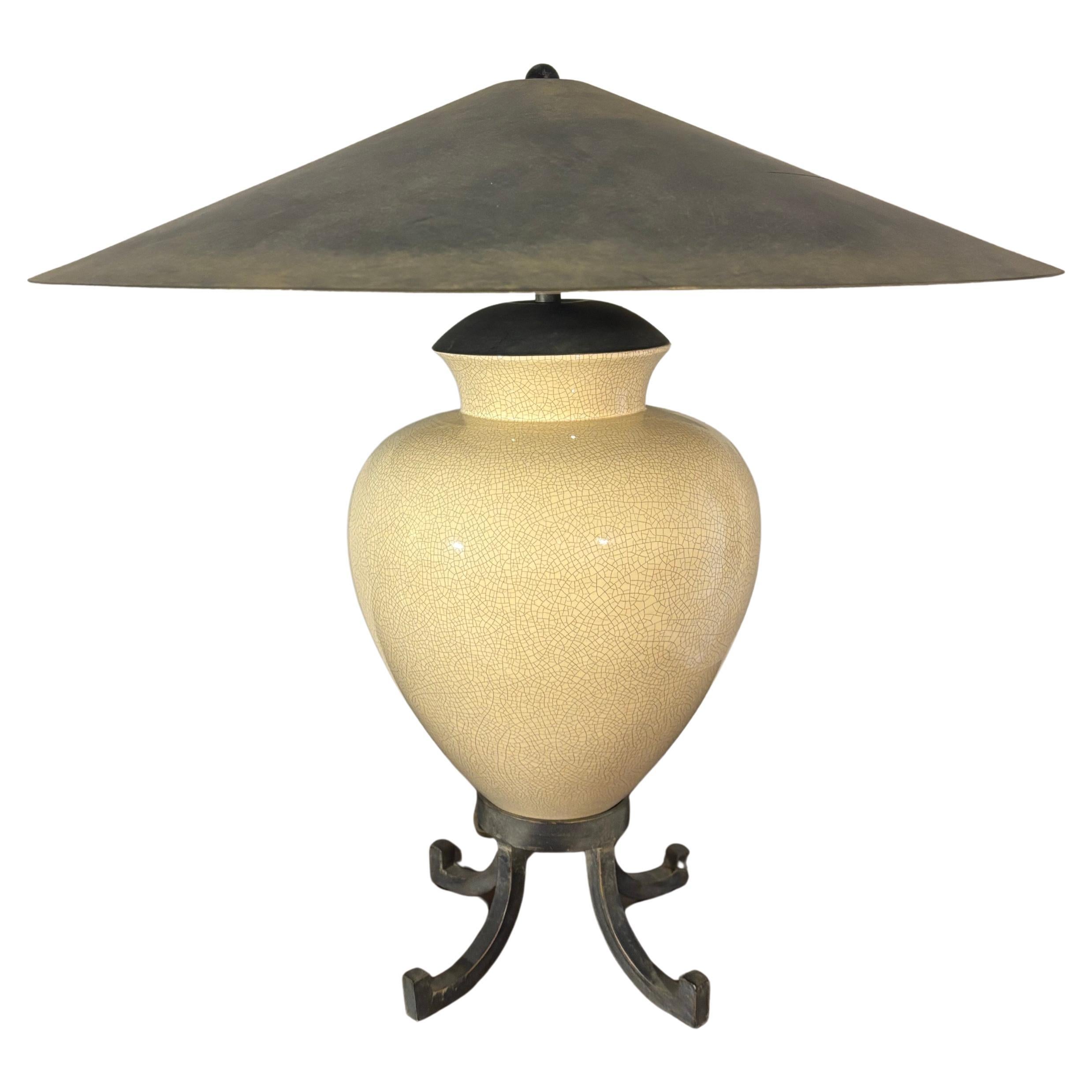 Karl Springer Style Table Lamp