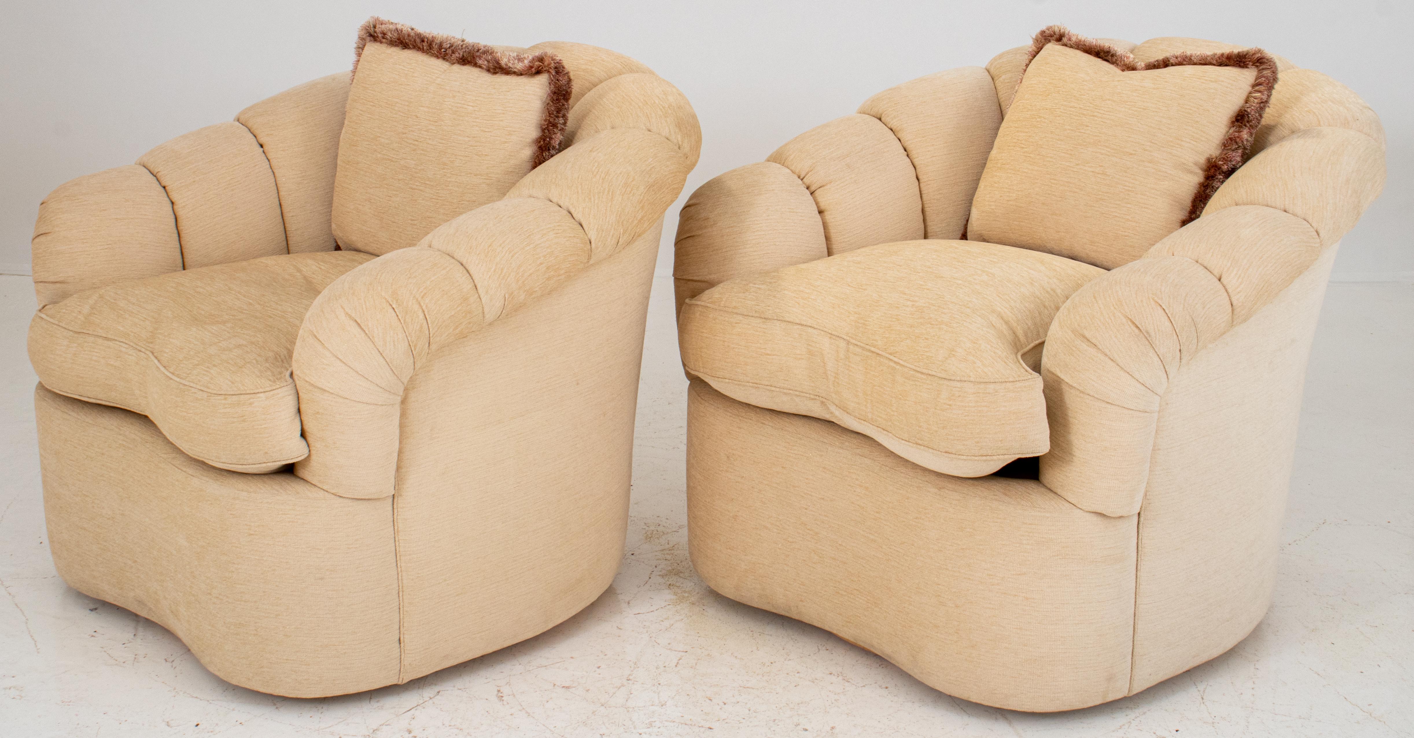 swivel upholstered chair