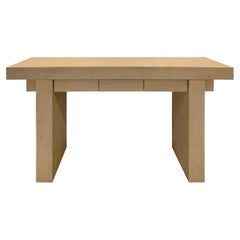 Table console "T-Style" de Karl Springer en lin laqué 1970