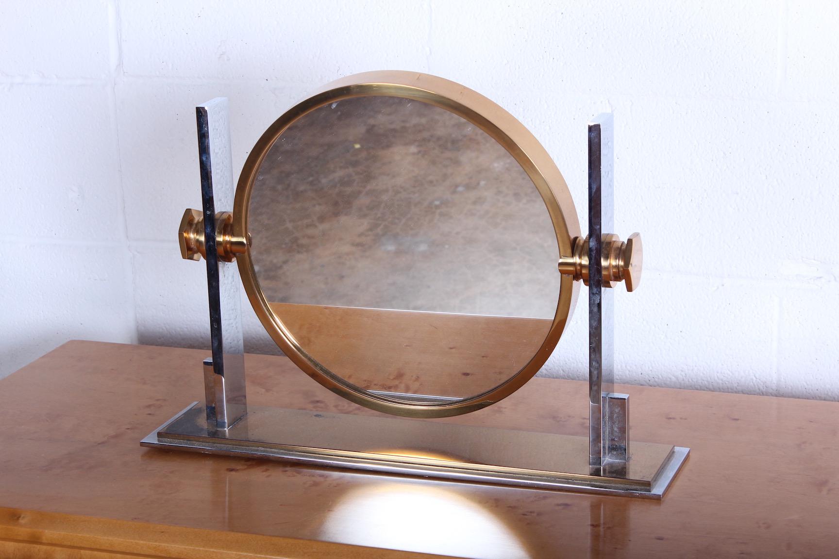Late 20th Century Karl Springer Table Top Mirror