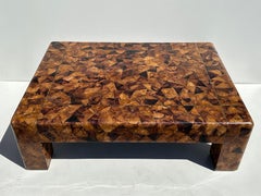 Karl Springer Tessellated Penshell Coffee Table