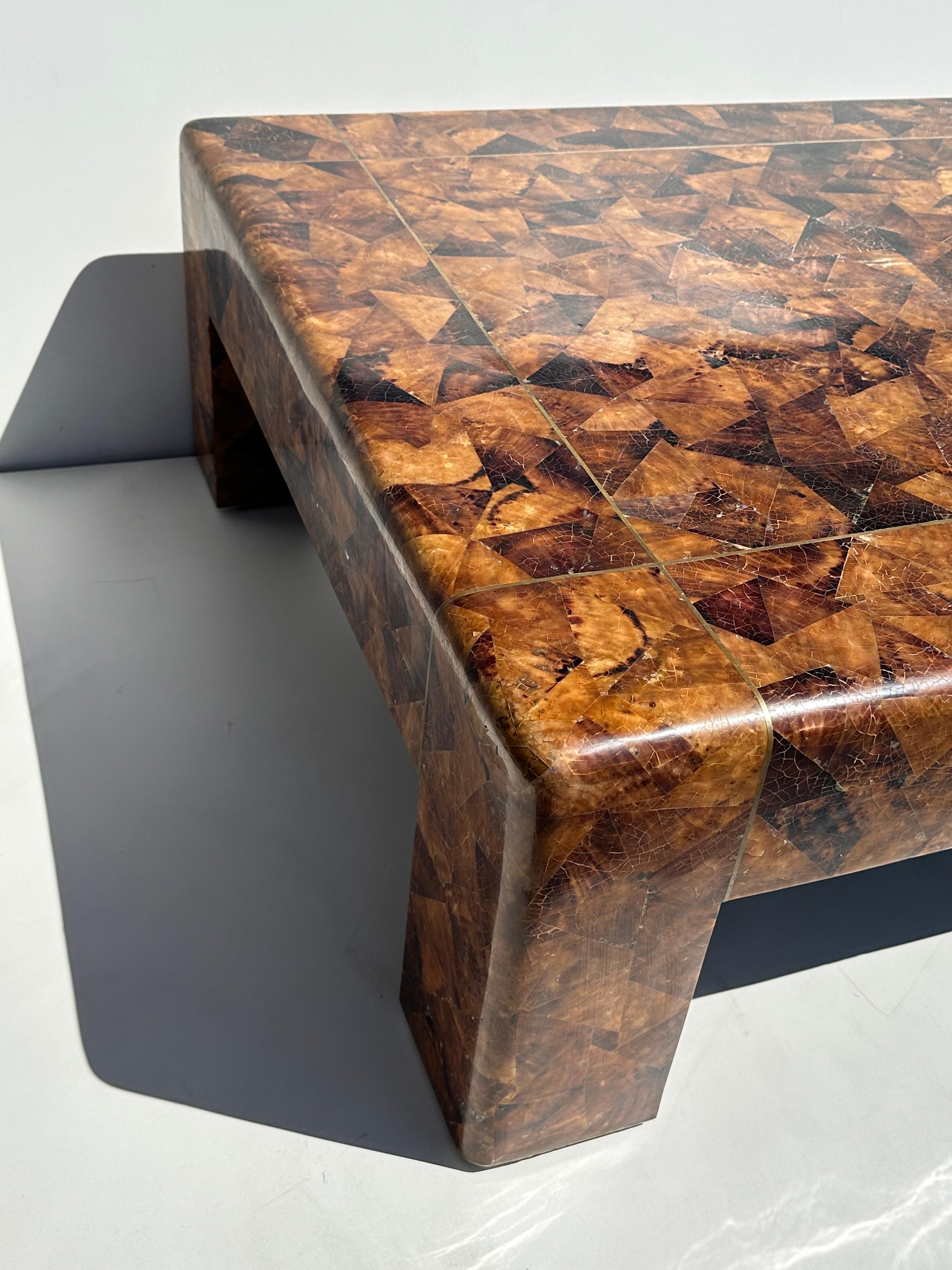 Coconut Karl Springer Tessellated Penshell Coffee Table