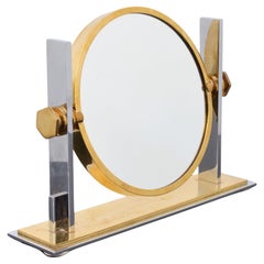 Specchio di vanità Karl Springer oro