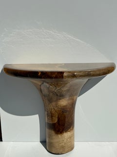 Karl Springer Wall Mounted Console and Mirror