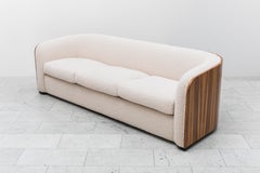 Vintage Karl Springer, Zebrano Pullman Sofa, USA, c. 1980